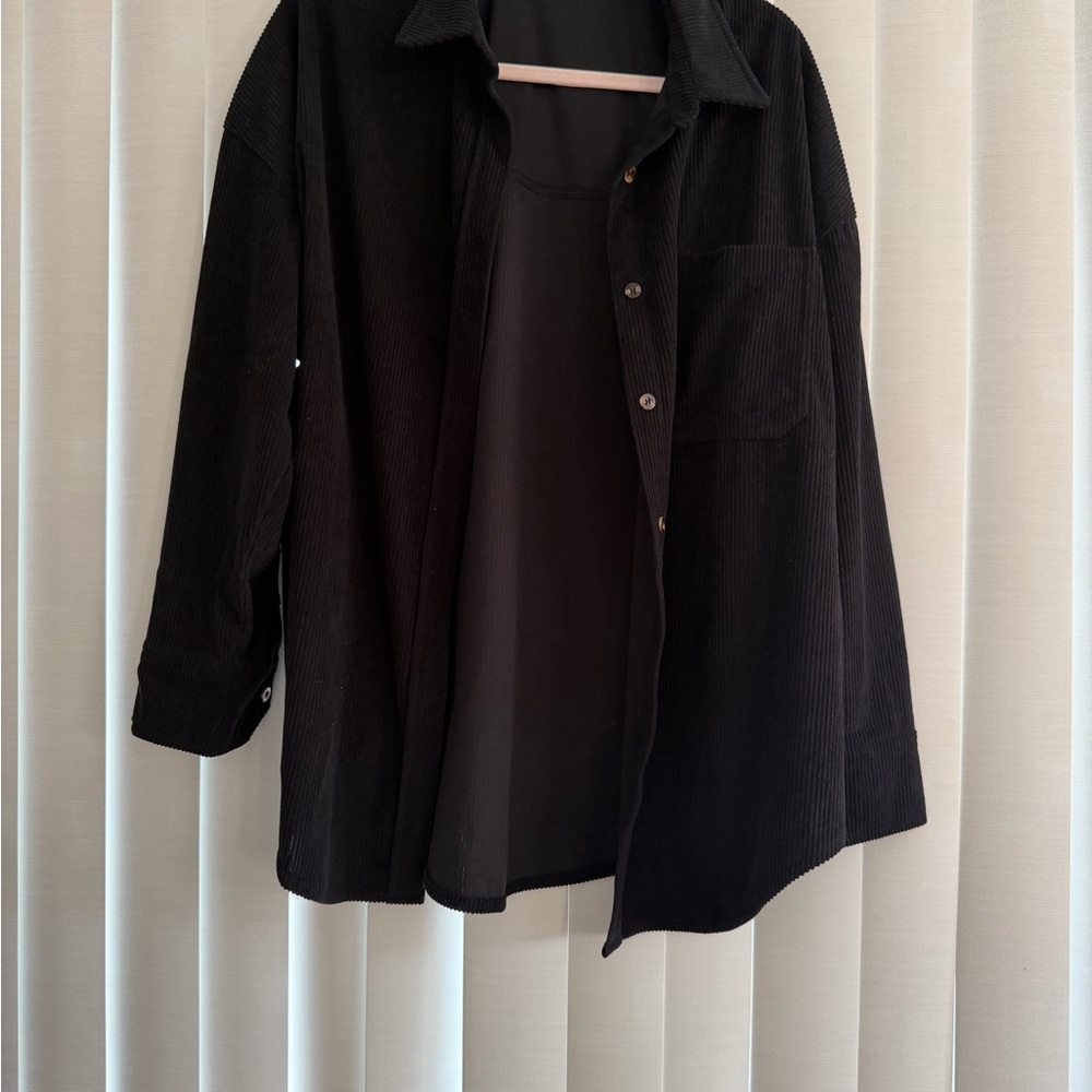 Women's Black Corduroy Jacket